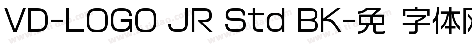 VD-LOGO JR Std BK字体转换